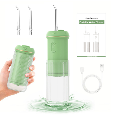 190ML Foldable Electric Flosser Waterproof IPX7 Dental Water Flosser