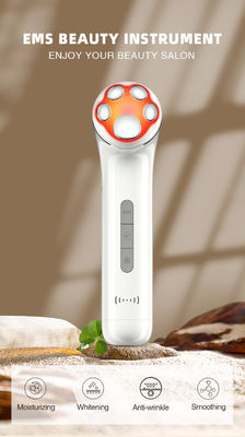 Facial Microcurrent Beauty Device Electric  Clean Toning Red Blue Light Rejuvenation Lift Remove Wrinkles Machine