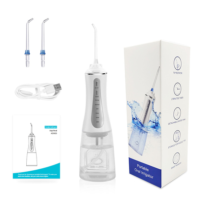 Durable Rechargeable Cordless Oral Irrigator , Ultralight Whitening Water Flosser