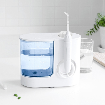 RoHS Pressure Pulse Water Flosser With UV Sterilizer 6 Multifunctional Jet Tips