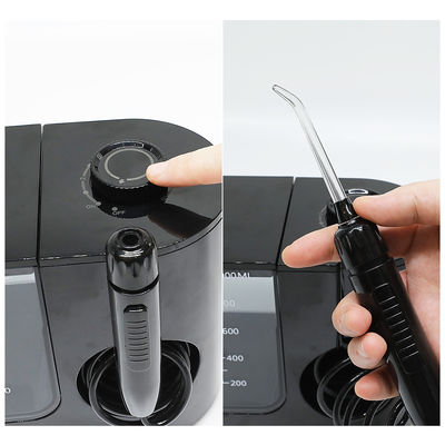 Countertop Oral Water Flosser Wireless With 6 Replacement Jet