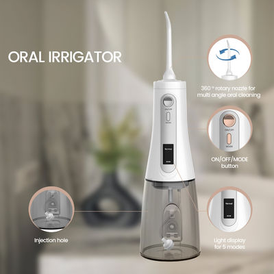 Factory Price Portable Oral Irrigator Rechargeable Cordless Electric Flosser Waterproof IPX7 Dental Water Flosser