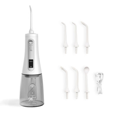 350ML Portable Travel Cordless Rechargeable Oral Irrigator IPX7 Waterproof Electric Cordless Portable Water Flosser