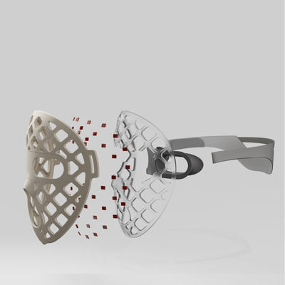 LED face mask 4 types of lighting IP67 Liquid silicone material face care Beauty instrument