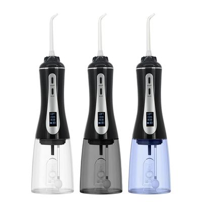 OLED Display Water Rechargeable Oral Irrigator For Teeth 350ml IPX7 Waterproof