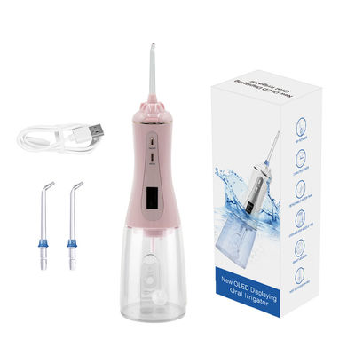 Cordless IPX7 Oral Water Flosser Portable Stainless Steel Pump Body