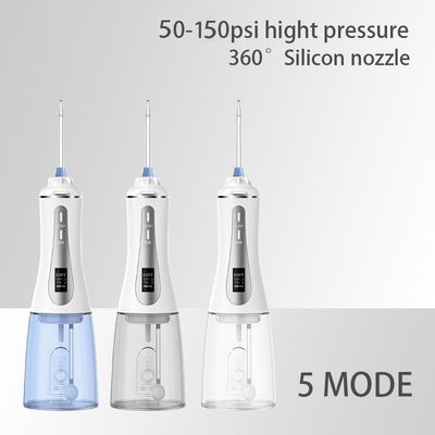 1800mAh Portable Cordless Dental Water Jet , OLED Water Irrigator For Mouth